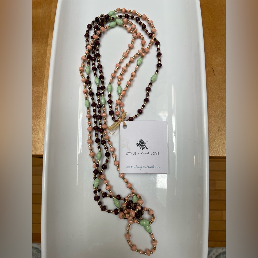 Noonday Collection Earth Tones Beaded Necklace